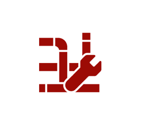 Pipe and wrench graphic