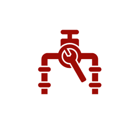Pipe with wrench icon