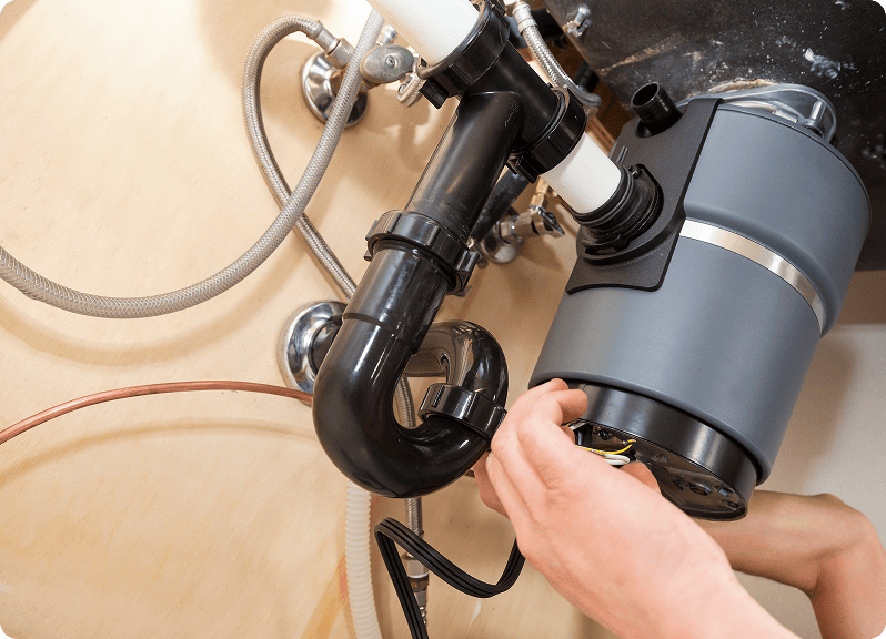 Installing a kitchen garbage disposal unit